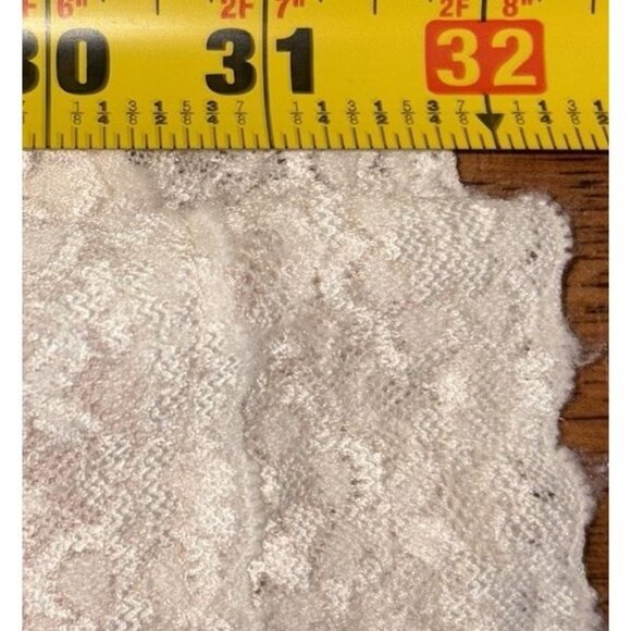 POL Sleeveless Lace Floral Applique Pink Ivory Top Size Small Oversized 20" p2p - Picture 9 of 9